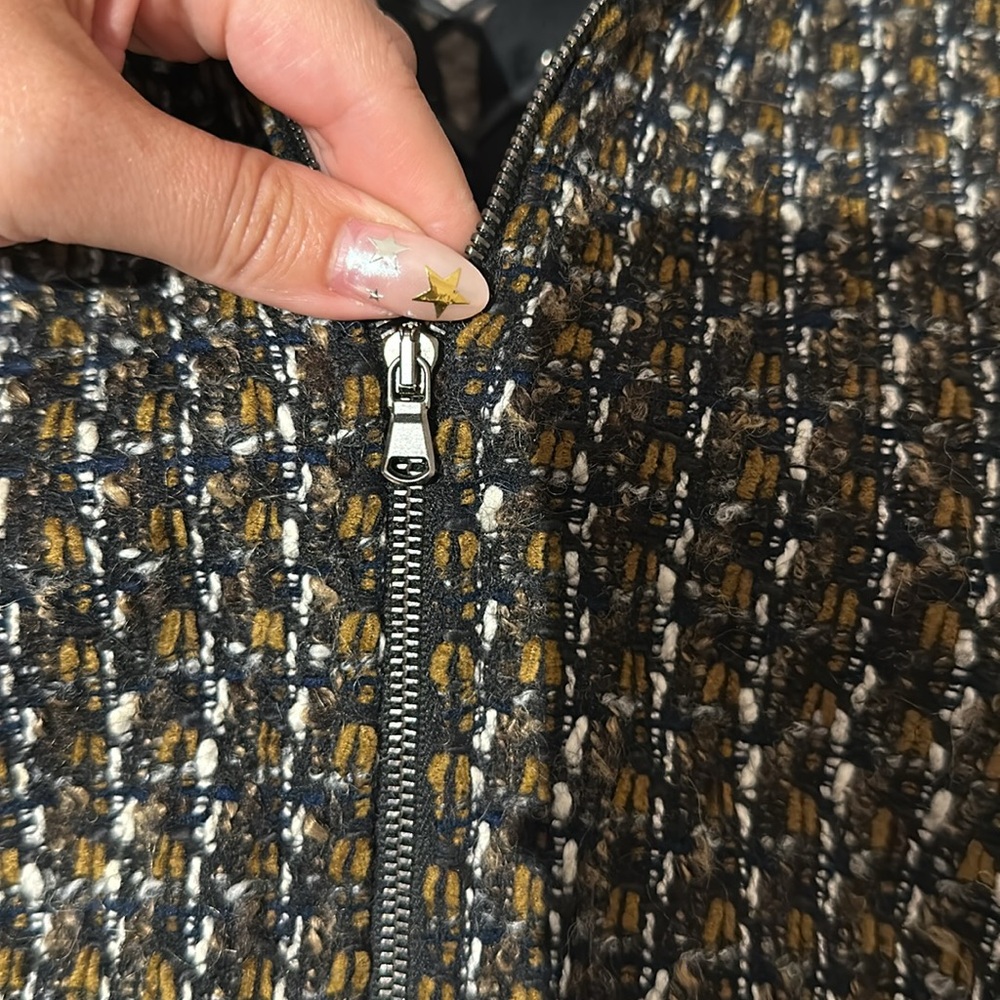 Carven wool boucle tweed armor jacket - Picture 5 of 6